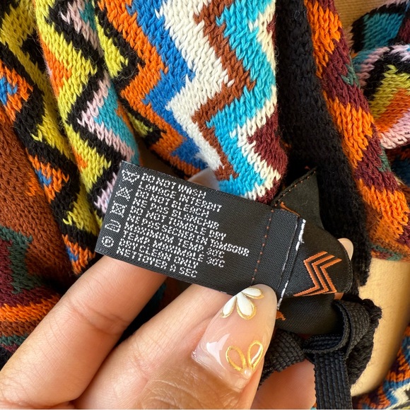 Missoni chevron zig zag fringe wool blend scarf NWT - Picture 5 of 6